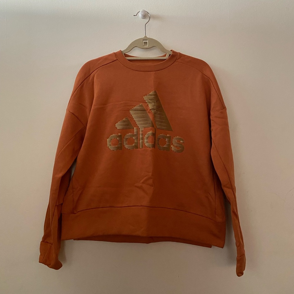 Adidas Orange Sweatshirt
